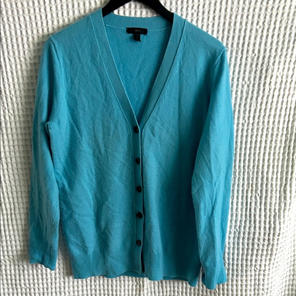 Onyx Women's Turquoise Cardigan Sweater